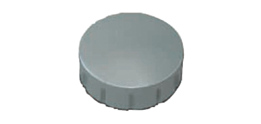 MAUL Solid Magnet 15mm 150g Gray 10 Pieces