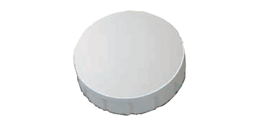 Magneet MAUL Solid 20mm 300gr wit 10 stuks