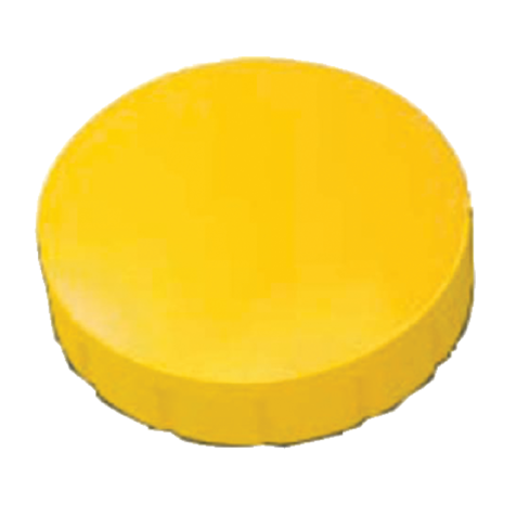 Aimant MAUL Solid 20mm 300g jaune 10 pièces