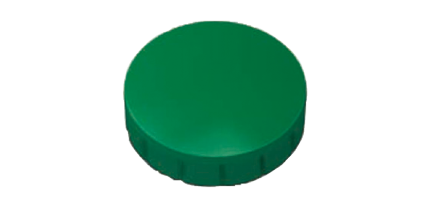 Magneet MAUL Solid 20mm 300gr groen 10 stuks