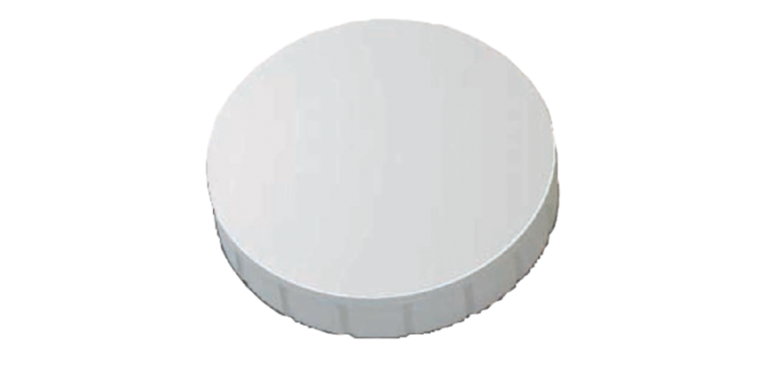 MAUL Solid Magnet 32mm 800g white 10 pieces
