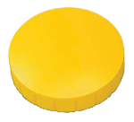 MAUL Solid Magnet 32mm 800g yellow 10 pieces