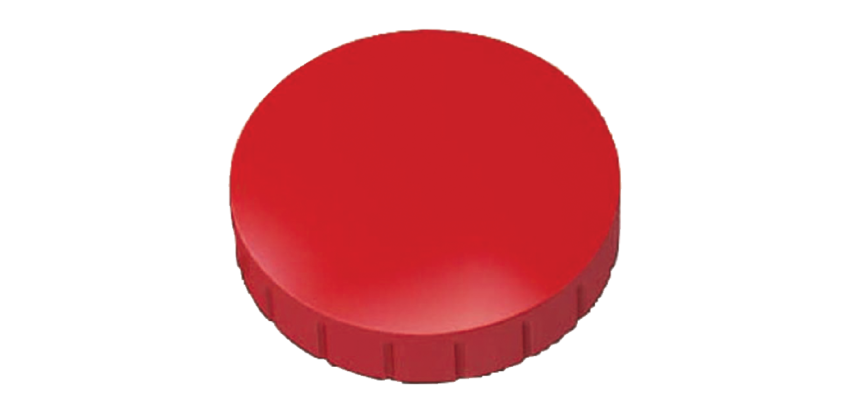 Magneet MAUL Solid 32mm 800gr rood 10 stuks