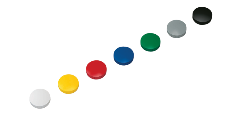 Magnet MAUL Solid 32 mm 800 g sortiert 10 Stück