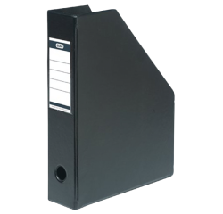 Tijdschriftcassette Elba A4 zwart