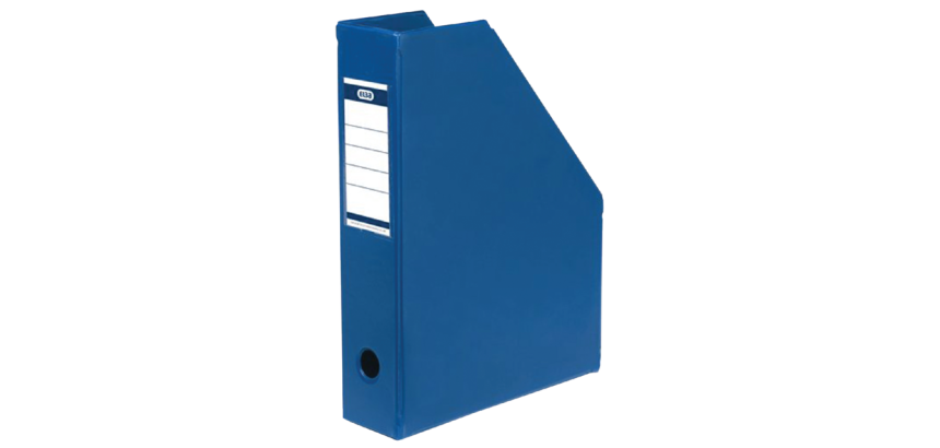 Porte-revues Elba A4 bleu foncé