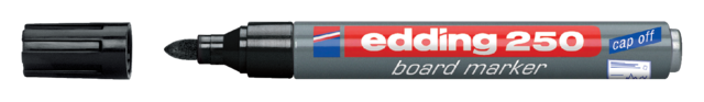 edding Marqueur pour tableau blanc 250 noir/rouge/bleu/vert graduation  1,5-3 mm pointe