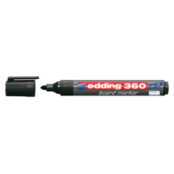 Viltstift edding 360 whiteboard rond 1.5-3mm zwart