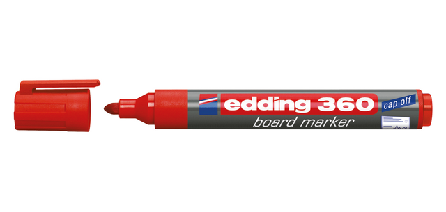 Edding 360 whiteboard marker bullet 1.5-3mm red