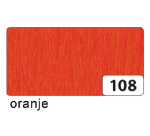 Orangenes Krepppapier-Folie