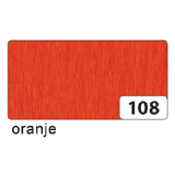 Folia papier crépon orange