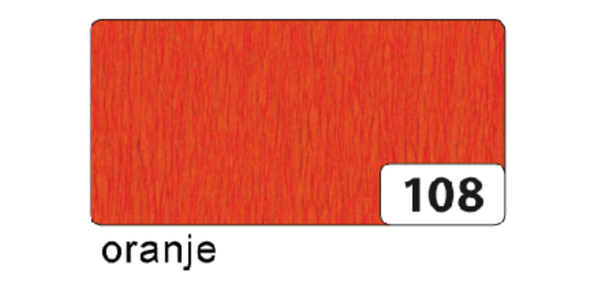 Orange crepe paper sheets
