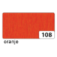 Folia papier crépon orange