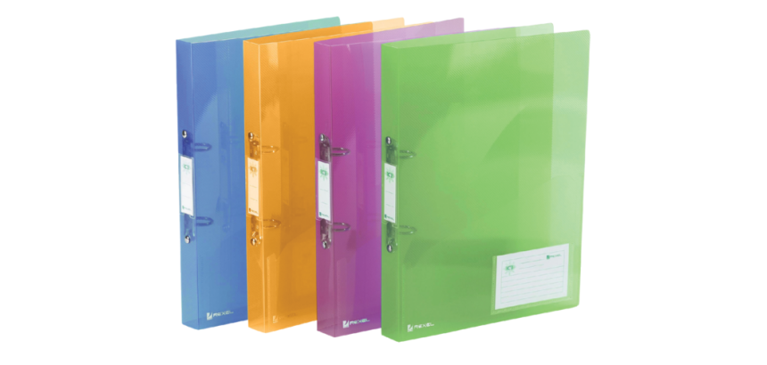 Rexel Ice Ordner A4 2 mechanische-O-Ringe 25mm PP sortiert