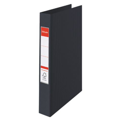Cardboard lever arch file Esselte Vivida A4 - Black spine 3.5 cm
