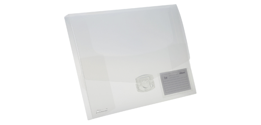 Rexel Ice 25mm Transparent Elastic Band Box