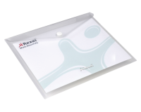 Chemise à pression Rexel Ice A5 transparent 5 pièces