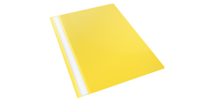 Esselte Vivida A4 PP Yellow Slip File