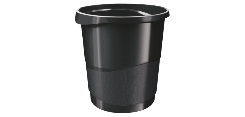 Papierkorb Esselte Vivida 14L Schwarz