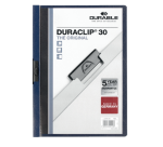 Klemmap Durable Duraclip A4 3mm 30 vellen nachtblauw