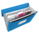 Esselte Vivida Sorter A4 6 compartments PP blue