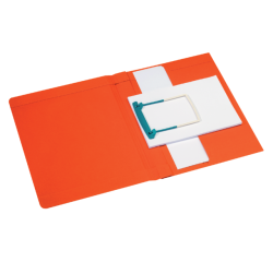 Chemise Clipex Secolor Plus A4 carton 100% recyclé 250g rouge