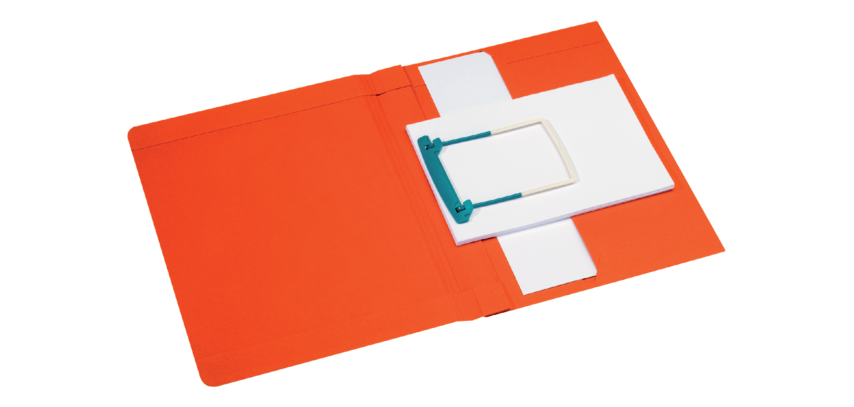 Chemise Clipex Secolor Plus A4 carton 100% recyclé 250g rouge