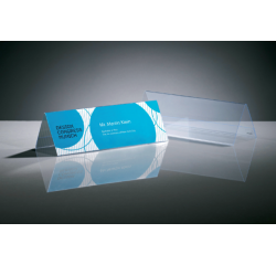 Porte-nom Sigel TA130 240x90mm double face transparent 5 pièces