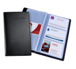 Album cartes de visite Sigel VZ171 120 cartes cuir noir