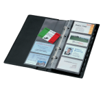 Classeur cartes de visite Sigel VZ300 200 cartes plastique noir