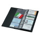 Visitekaartringband Sigel VZ300 voor 200 kaarten 90x58mm kunststof zwart