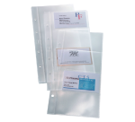 Sigel VZ350 business card sleeves 80 cards per VZ300 binder
