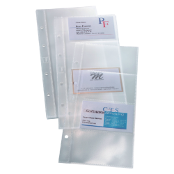 Pochettes cartes de visite Sigel VZ350 80 cartes p/ classeur VZ300