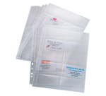 Visitekaarthoes Sigel VZ351 voor visitekaartmap VZ301 album VZ301 voor 200 kaarten 2 rijen 90x58mm