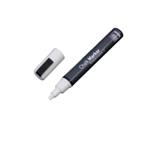 Marqueur craie Sigel lavable fluor blanc 1-5mm