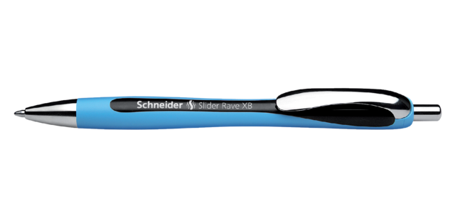 Balpen Schneider Slider Rave extra breed zwart
