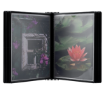 Elément mural Djois Flex-O-Frame Premium  A4 avec 10 pochettes noir