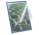 Pochette info à pivot Djois Flex-O-Frame A4 bleu