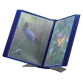 Support de bureau Djois Flex-O-Frame Premium A4 10 pochettes bleu