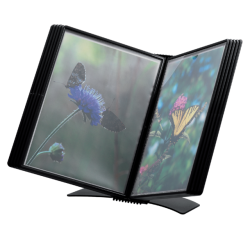 Support de bureau Djois Flex-O-Frame Premium A4 10 pochettes noir