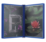 Djois Flex-O-Frame Wandelement A4 mit 5 blauen Taschen