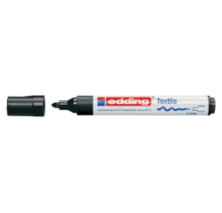 Textielmarker edding 4500 rond 2-3mm zwart