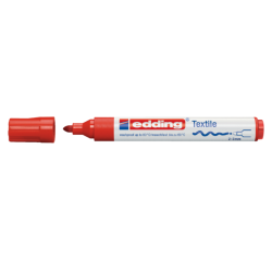 Textielmarker edding 4500 rond 2-3mm rood
