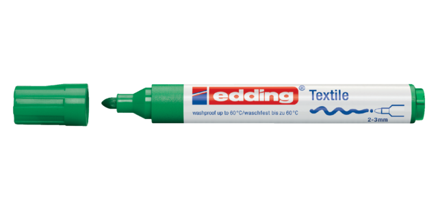 edding 4500 Textilmarker Rundspitze 2-3mm grün