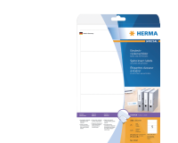 Etiquette dorsale HERMA 5032 Large 54x190mm à insérer blanc 25 feuilles