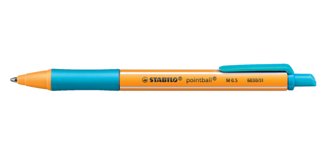 STABILO Pointball 6030/51 Medium Turquoise Ballpoint Pen