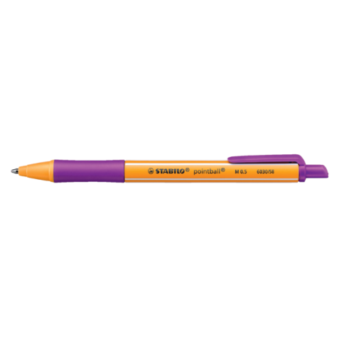 Stylo bille STABILO Pointball 6030/58 Medium lilas