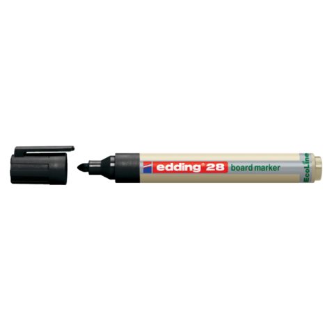 Viltstift edding 28 whiteboard Ecoline rond 1.5-3mm zwart