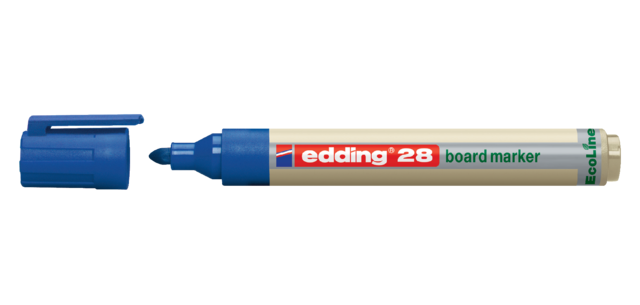 Whiteboardmarker edding 28 EcoLine rond 1.5-3mm blauw