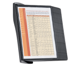 Support mural Durable 5854 Sherpa Style 10 pochettes noir